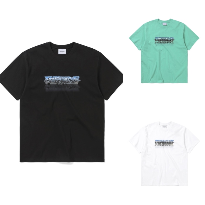 【THISISNEVERTHAT】 METALLIC LOGO TEE : 3COLORS