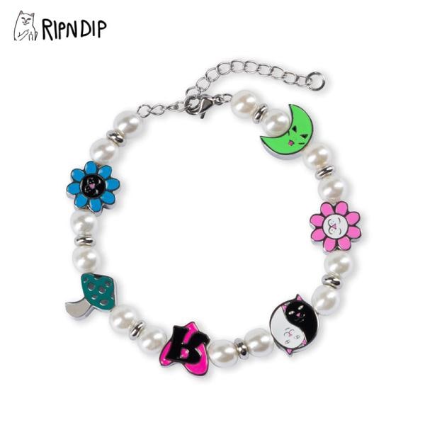 リップンディップ RIPNDIP Lucky Charms Pearl Bracelet チャーム ブレスレット アクセサリー