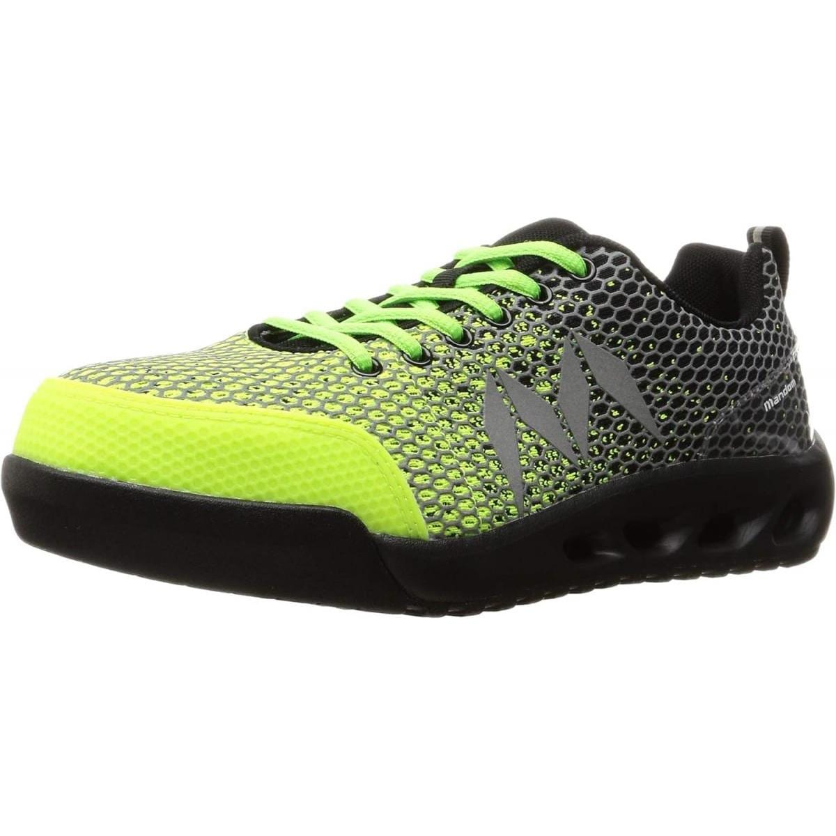 【廃番】丸五 MARUGO マルゴ マンダムニットHi-Vis#005 イエロー 25.0cm 先芯 耐油 通気性 4E相当 JSAA A種