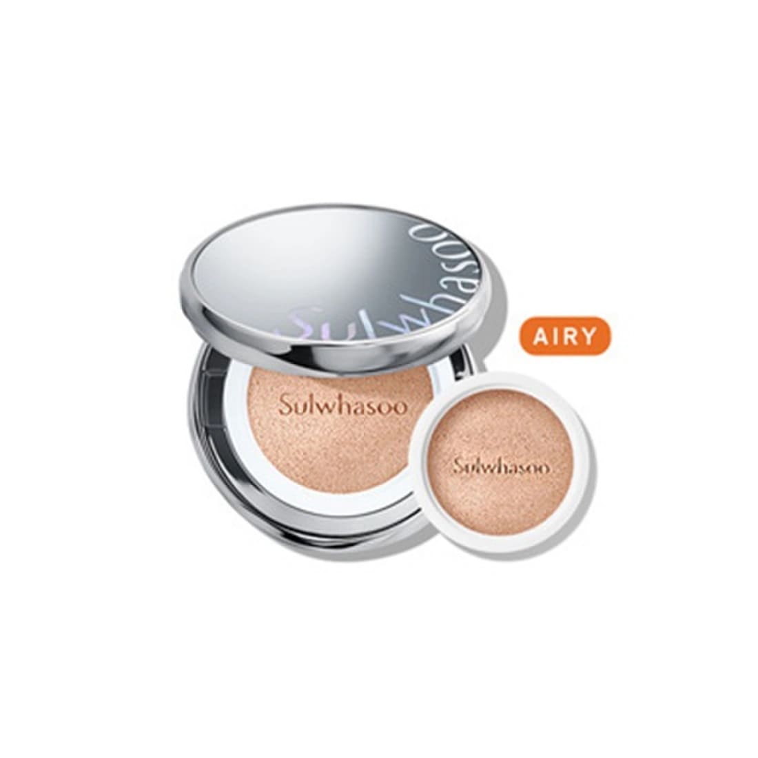 パーフェクティングクッション AIRY , 本品+レフィル