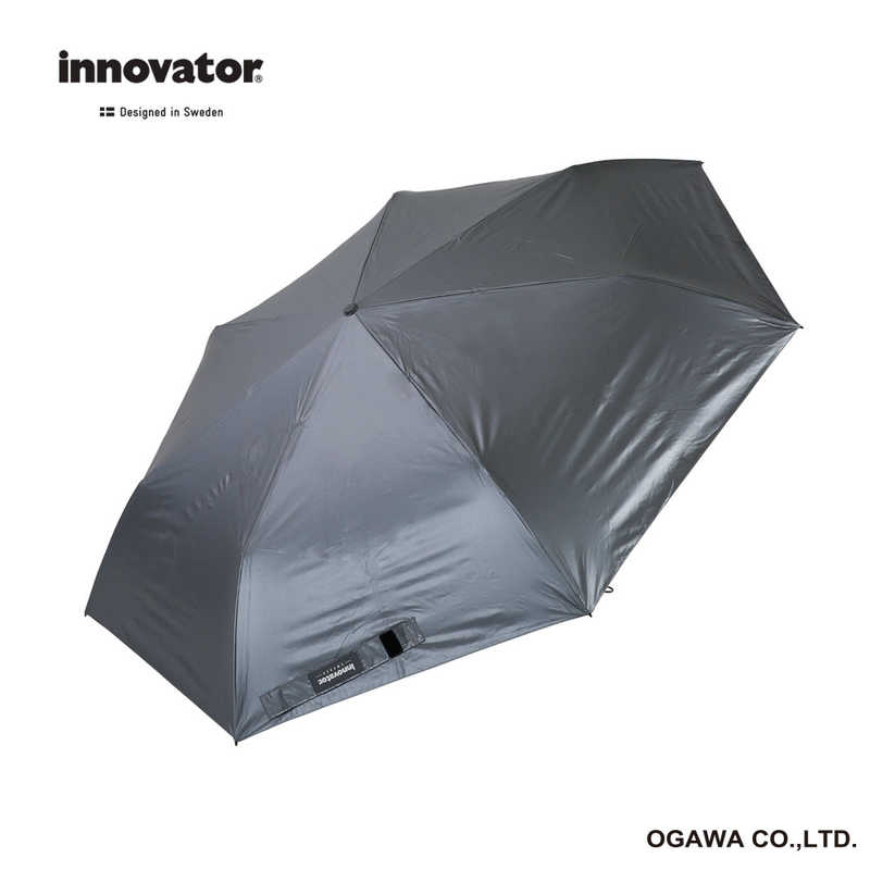 小川　折りたたみ傘 軽量 innovator ［晴雨兼用傘 /メンズ /60cm］ シルバー　IN-60M-50