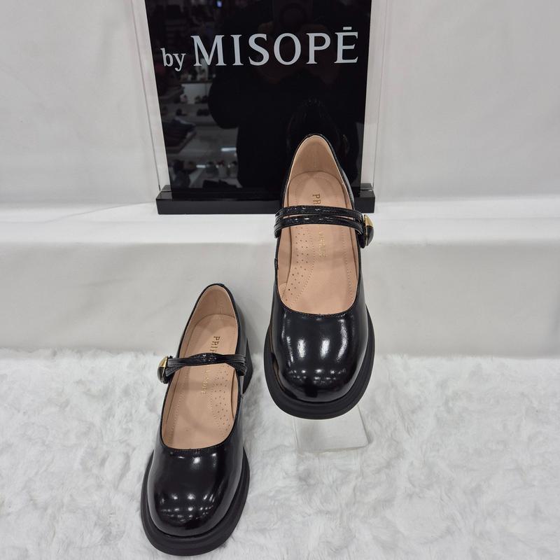 By 女性 ゴールド バックル メリージェーン シューズ 112HT431SI021 BLACK 2 JJ 21,909円