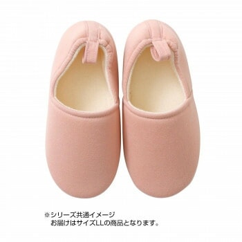 カインドケア ルームシューズ ゆったりフィット 男女兼用 LL CH254792 P07/ピンク