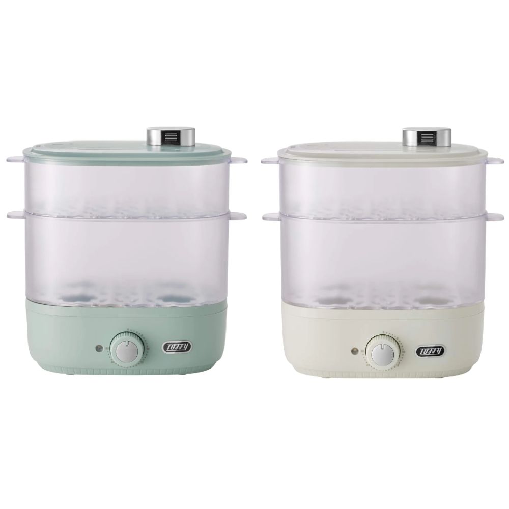 TOFFY コンパクトフードスチーマー K-FS1 蒸し器 電気 調理家電 簡単 便利 蒸し料理 茶碗蒸し 離乳食 おしゃれ かわいい ラドンナ トフィー 電動 スチーマー 人気 レトロ 正規品