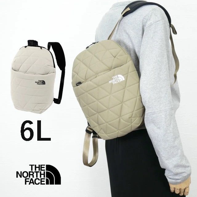 ザ・ノース・フェイス リュック レディース NM32351 ジオフェイスミニパック 6L デイパック バックパック BAG バック アウトドア お出掛け 鞄 白 カーキ