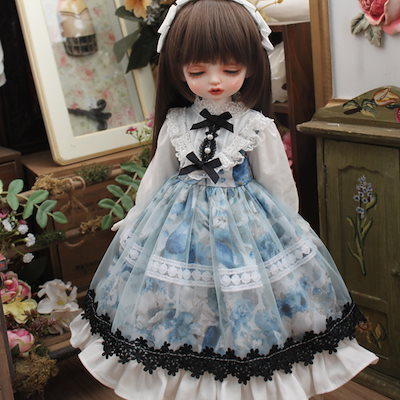 WY703 BJD 4分 ドール衣装 ワンピース 人形服 6セット ハンドメ WY703 BJD 4分 ドール衣装 ワンピース 人形服 6セット ハンドメ