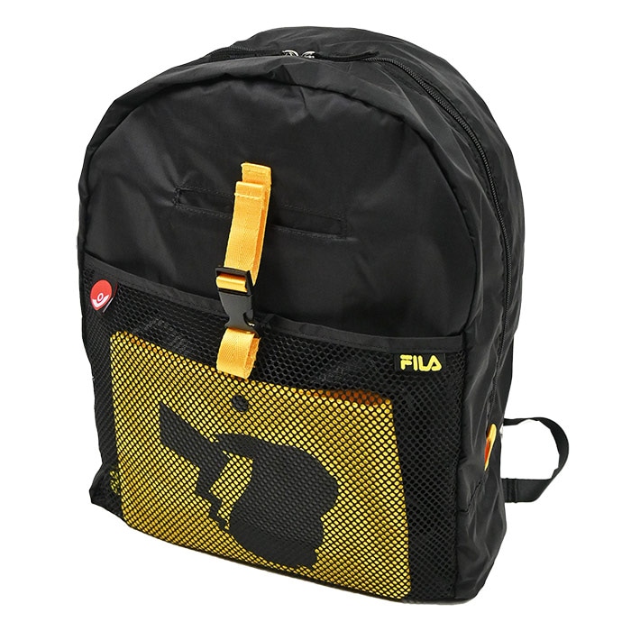 【サコッシュ付き】リュック FILA ポケモンシリーズ ピカチュウ ゲンガー リザードン デイバッグ メッシュ サコッシュ おしゃれ ポケモン ポケットモンスター キャラ キャラクター 大人 子ども