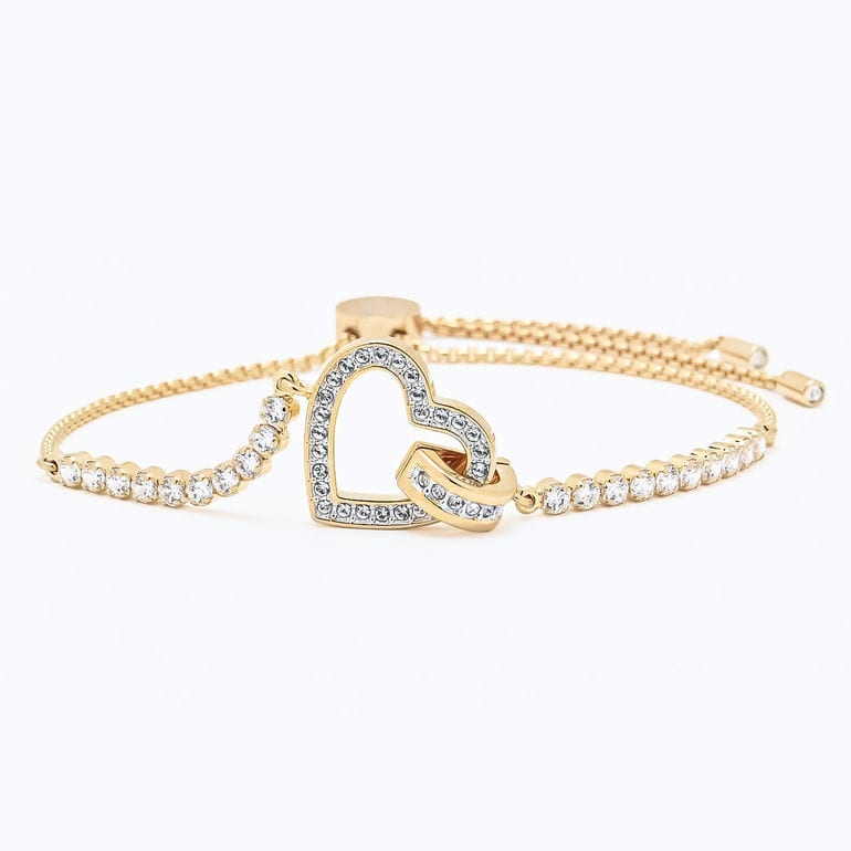 ブレスレット Lovely ハート クリア ゴールド 5636964 ジュエリー アクセサリー