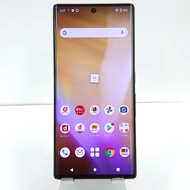 arrows NX9 F-52A docomo ゴールド 送料無料 本体 c01977 【中古】