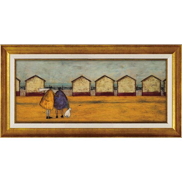 ユーパワー サム/トフト Gel加工 アートフレーム 「海の家から海が見える」