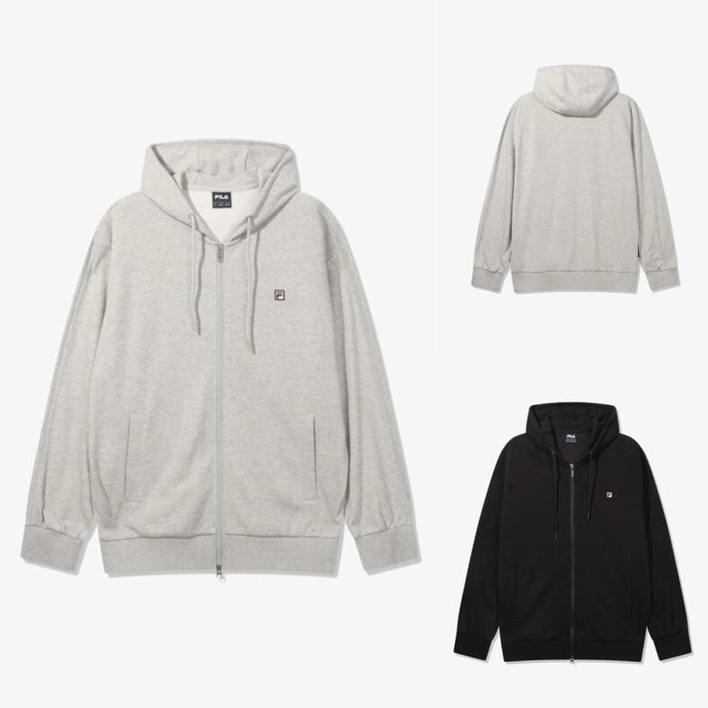 男女共用エッセンシャルバックメッシュフードジップアップ -FS261FT01X006 (2colors)
