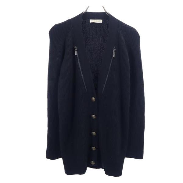 ニットジャケット 38 黒 レディース