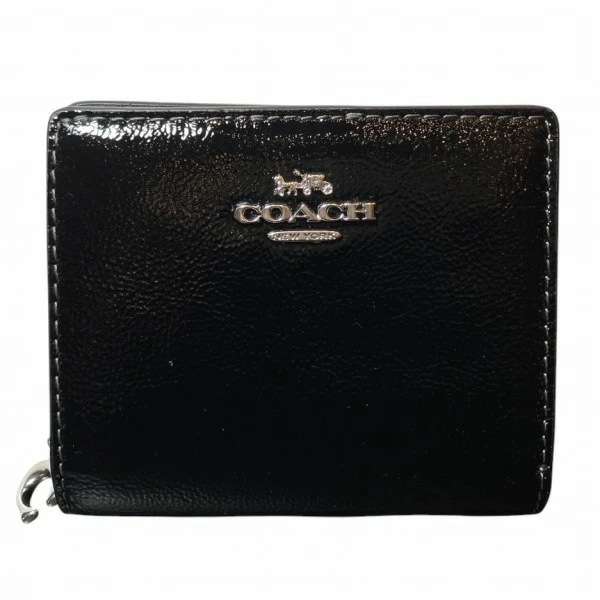 コーチ COACH CW790 パテントレザー 2つ折り財布 レディース