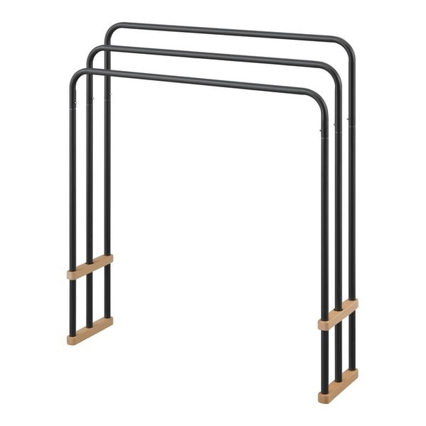 FBH-700ダークグレー [折りたたみバスタオルハンガー] メーカー直送