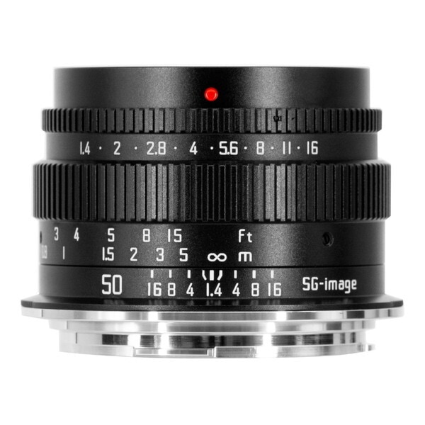 SG-image SG 50mm F1.4 RF C ブラック 中望遠レンズ(キヤノンRFマウント)