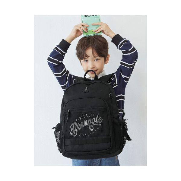 Beanpole Kids Beanpole 高学年レタリングメッセージブックバッグ ブラック (BI61D4U165)