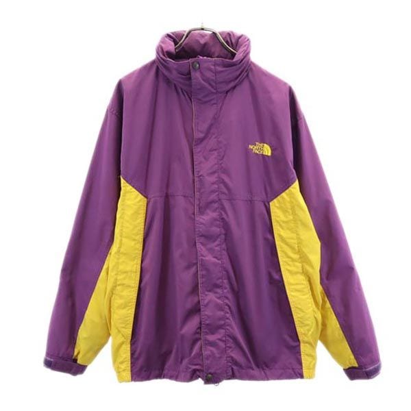 NP13500 マウンテンパーカー XL イエロー ロゴ刺繍 アウトドア メンズ