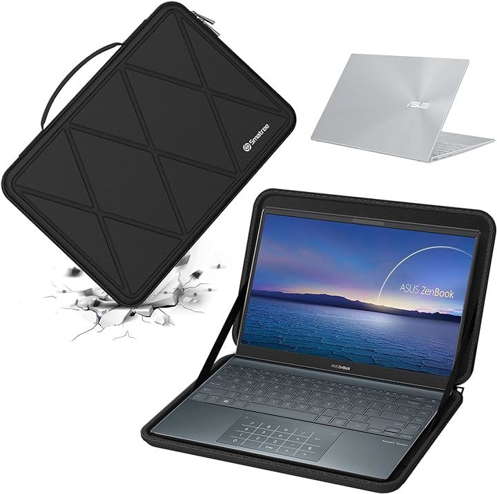 ハードEVA保護スリーブケース 13.3インチ ASUS Zenbook OLED( Black-For ASUS 13.3インチ, For ASUS 13.3インチ(X8022))