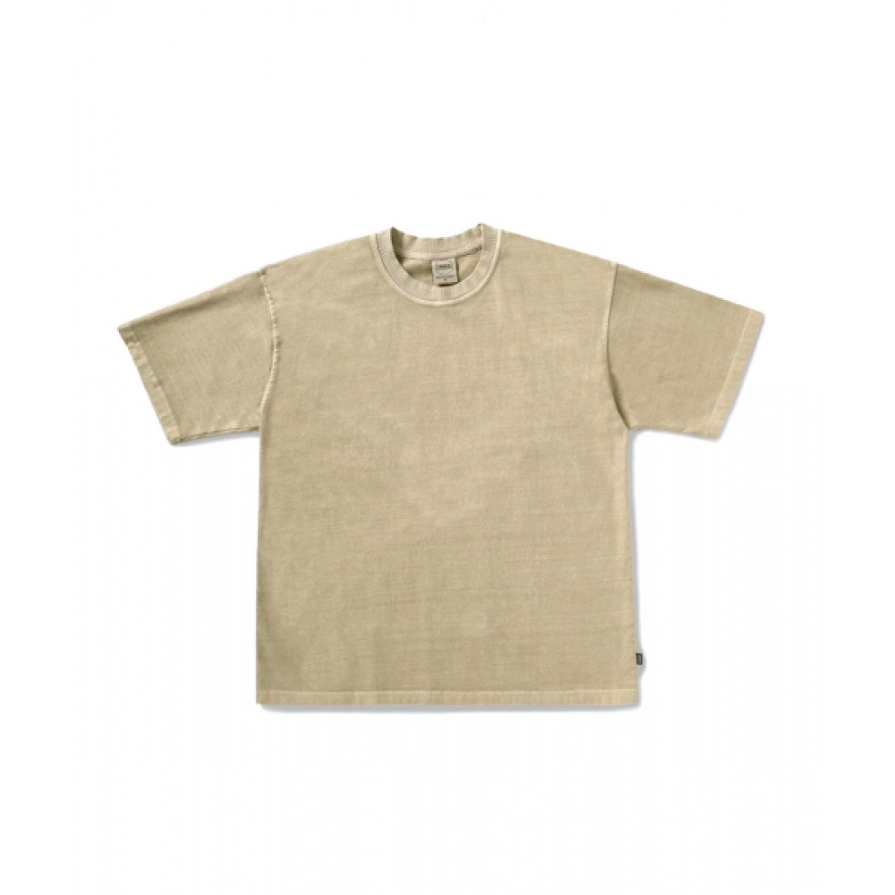 MINIMALPROJECT ロバストヘビーオーバーフィットピグメントショートスリーブ T シャツ MST153 [ベージュ]
