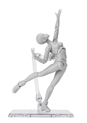 TAMASHII NATIONS S.H.フィギュアーツ ボディちゃん -スポーツ- Edition DX SET (Gray Color Ver.) 約135mm PVC&ABS製 塗装済み可動フィ