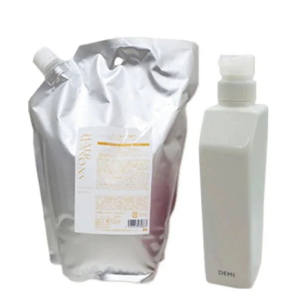 シャンプー スムース 2000mL + 専用ケース（空容器） 詰め替え セット