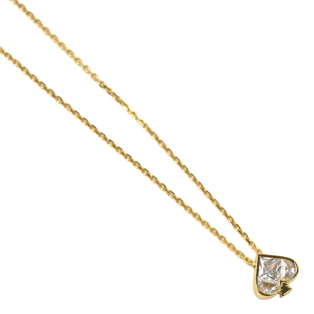 ケイトスペード ネックレス レディース ミニペンダント アクセサリー ソー スペード キュービックジルコニア クリア ゴールド KATE SPADE KJ661-250