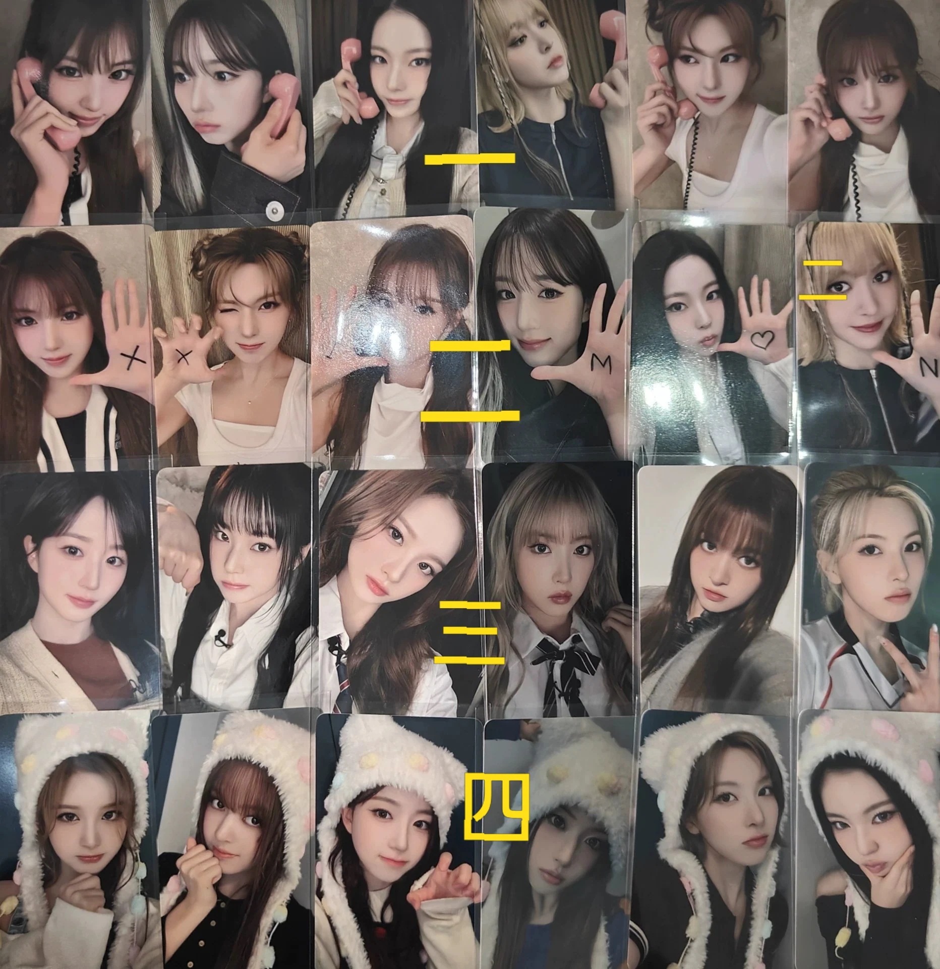 nmixx 泡モーキー 実店舗 トレカ 公式 特典 四種選択 6枚セット