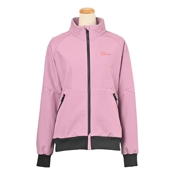 超撥水ソフトシェルトラックジャケット DULL PINK Lサイズ レディース ROJ-993
