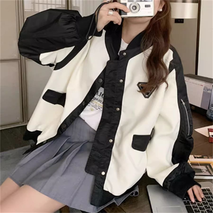 アウター ロングコート ジャケット 羽織り ロング 袖あり 長袖 Vネック フレア Aライン バイカラー ポケット かわいい 大人可愛い 綺麗 シンプル カジュアル 大人 上品 おしゃれ