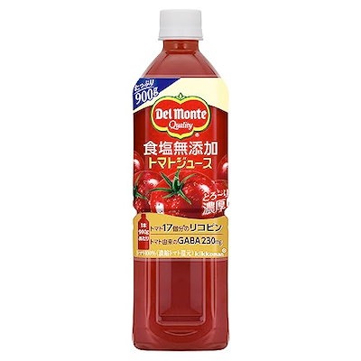 他サイト： 【Amazon.co.jp限定】デルモンテ 食塩無添加トマトジュース900g×12の商品画像