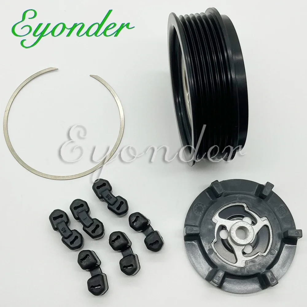 0002341312 A0012302911 7SEU17C AC エアコン コンプレッサー クラッチ プーリー メルセデス Eクラス W211 CLS W219 ML W164 Sクラス W220