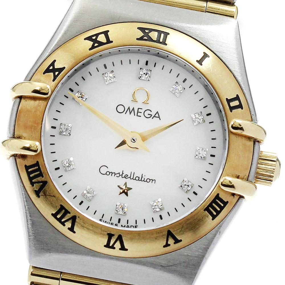 オメガ OMEGA 1262.75 コンステレーション 12Pダイヤ フルバー クォーツ レディース _873048【中古】