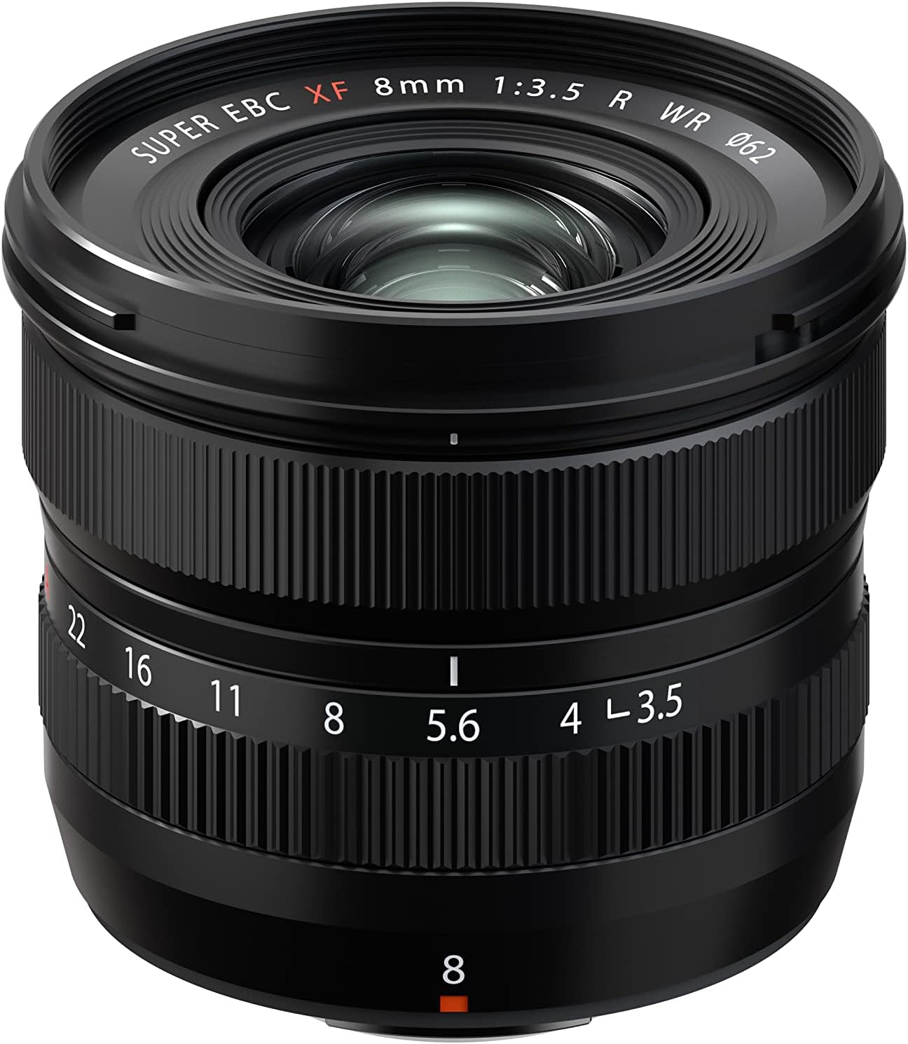 交換レンズ フジノン 単焦点 最広角 コンパクト 8mm F3.5 防塵防滴耐低温 絞りリング ブラック F XF8MMF3.5 R WR
