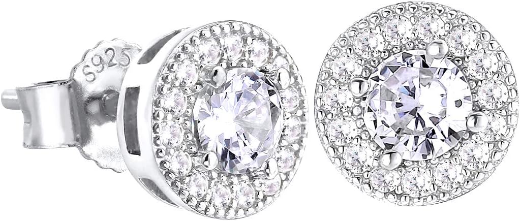 ジルコニアスタッドピアス 両耳用 シルバー 金属アレルギー対応 18G 20G