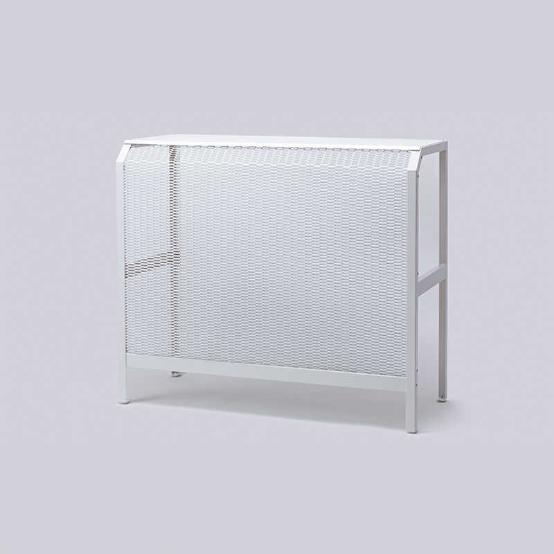 岩谷マテリアル　エアコン室外機カバー 大型サイズ ホワイト　ACASCL-W