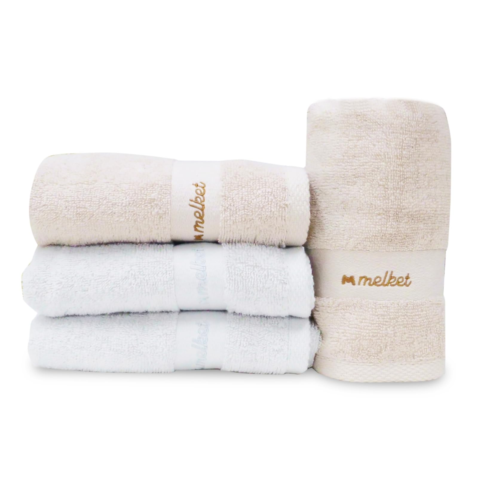 melket(メルケット) 今治 カラッと部屋干し優等生 スリムバスタオル 薄手 ハンガーにかけられる 速乾 吸水 ガーゼ タオル 部屋干し 日本製 4枚
