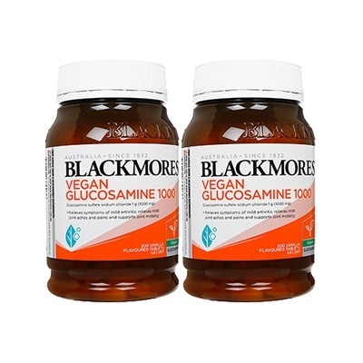 ビーガングルコサミン1000　200錠　2本　ブラックモアズ　Blackmores Vegan Glucosamine 1000 　 海外直送日時指定不可 ヤマト国際便発送