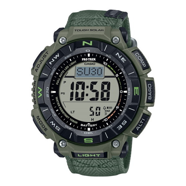 PRG-340B-3JF PRO TREK ソーラー充電腕時計 (メンズウォッチ) 18,821円