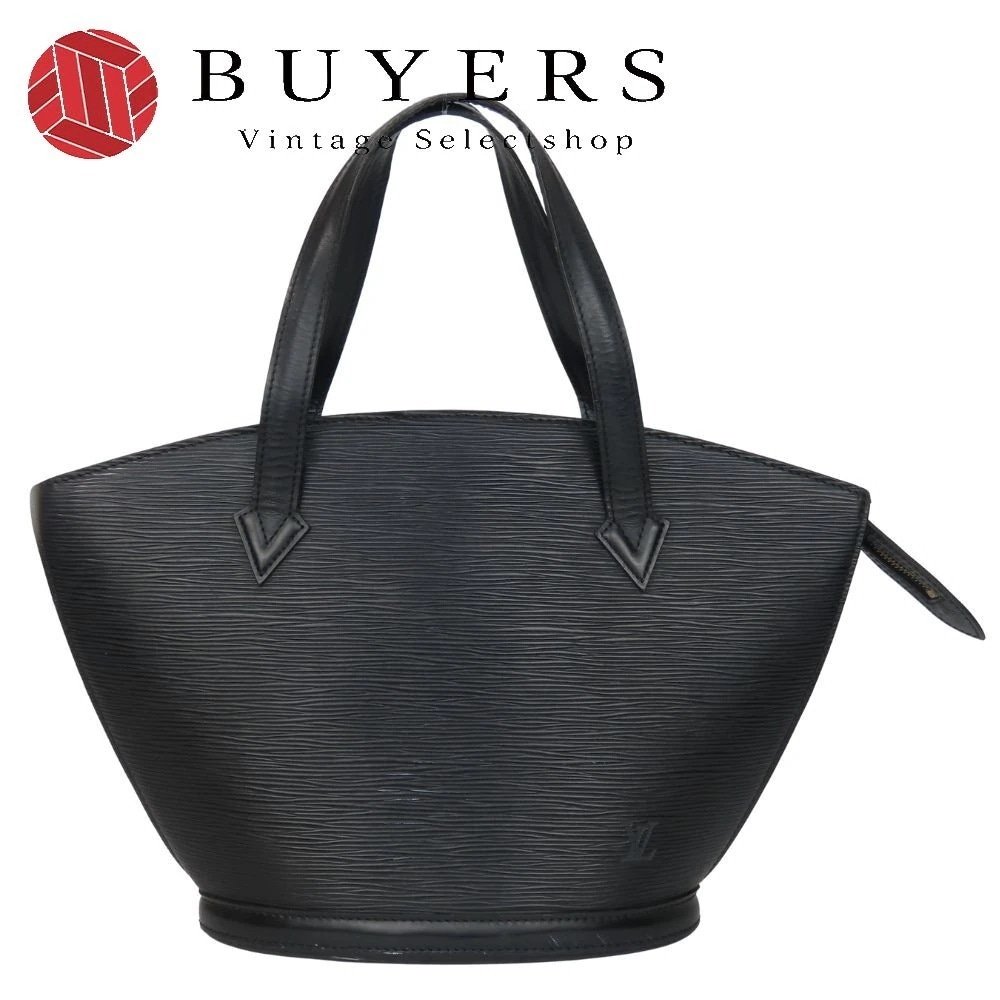 中古 トートバッグ サンジャックPM M52272 エピレザー ノワール ブラック ゴールド金具 普段使い おしゃれ レディース 女性