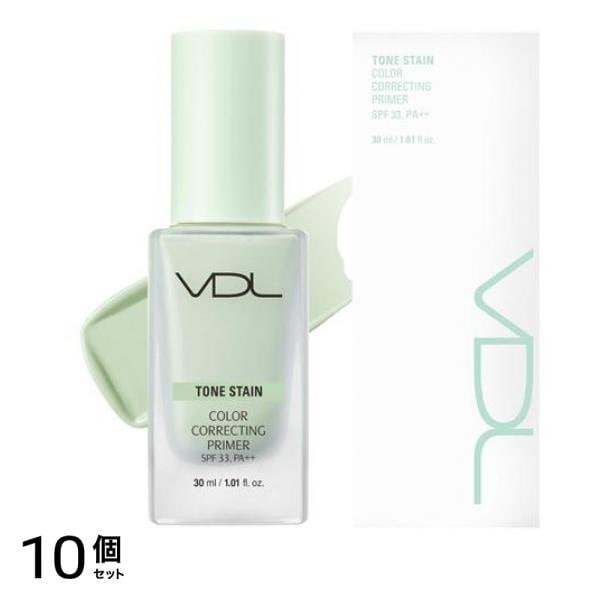 VDL トーン ステイン カラー コレクティング プライマー 01 ミント 30mL 10個セット