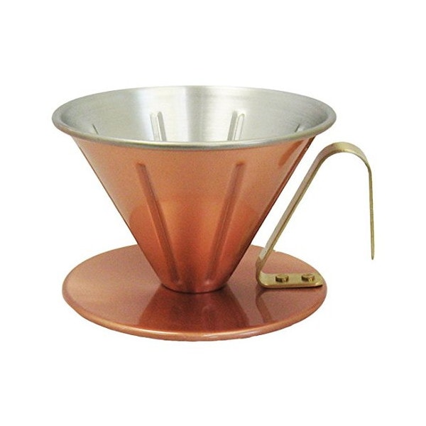 田辺金具 銅のコーヒードリッパー (大) リブ