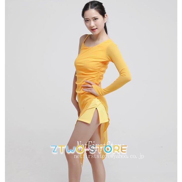 新しい子供用ダンスウェア ラテンダンスドレス ワンピース ルンバ サンバ ワルツ ラテン専用ドレス レッスン着 練習用 競技用 発表会用ダンスドレス 社交ダンス衣装 開場演出服 2枚購入で2972円O