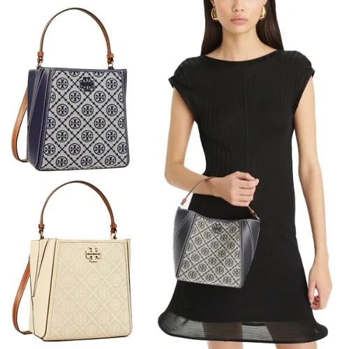 SMALL T MONOGRAM MCGRAW BUCKET BAG 160232