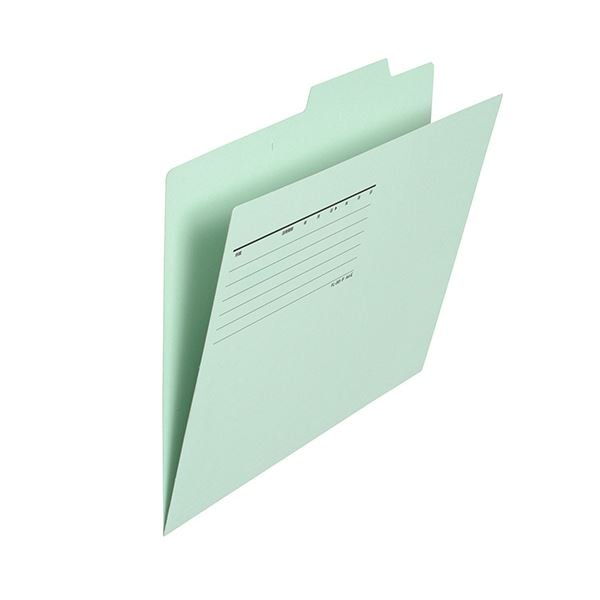 （まとめ）プラス 個別フォルダー エコノミータイプA4 ブルー FL-081IF 1パック(10冊)(×10セット)