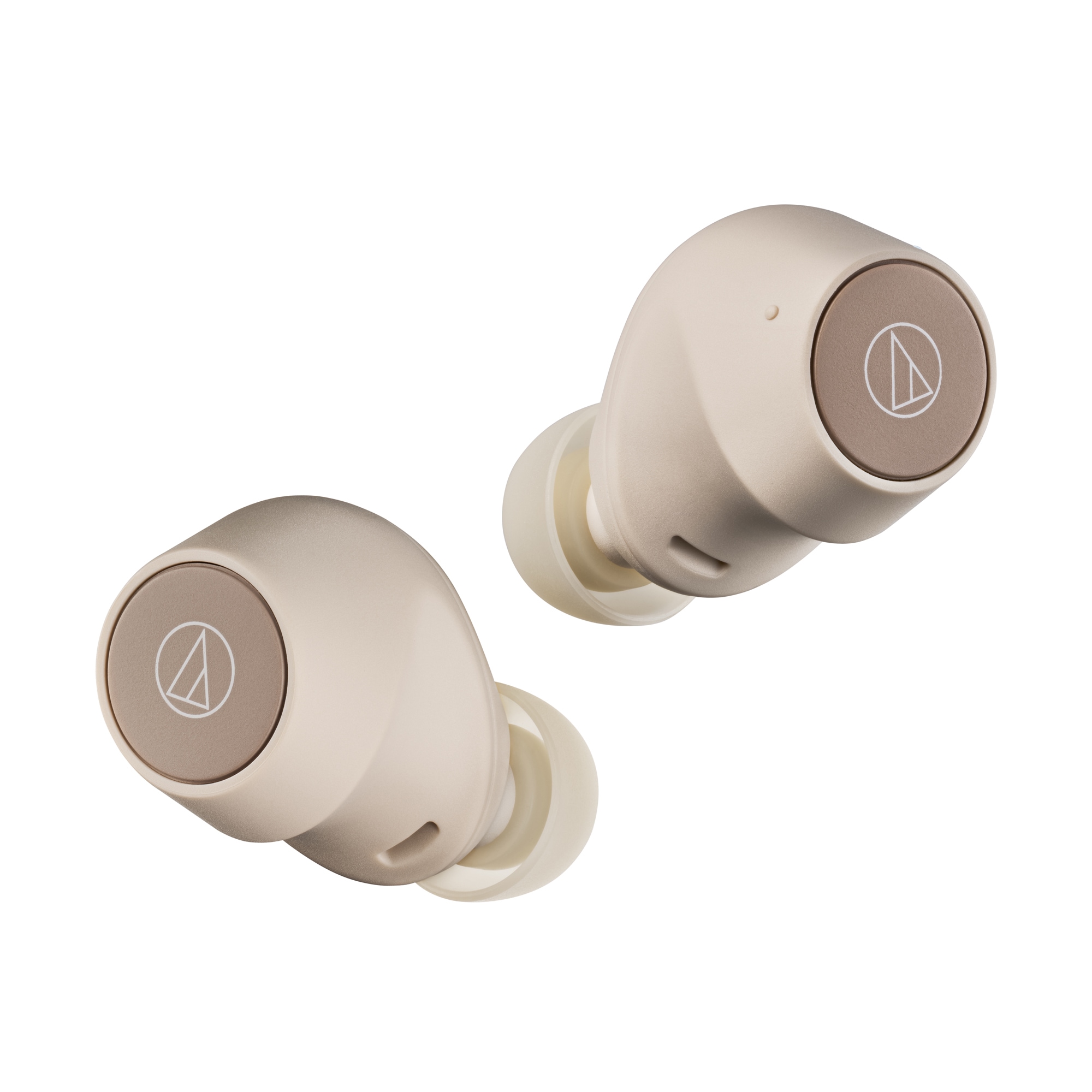 オーディオテクニカ ATH-CKS30TW+BG ノイズキャンセリング機能搭載　完全ワイヤレスBluetoothイヤホン（ライトベージュ） ATHCKS30TWBG