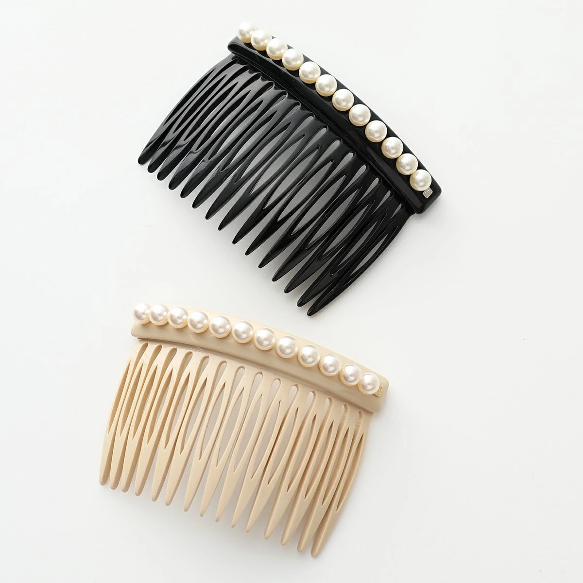 ALEXANDRE DE PARIS アレクサンドル ドゥ パリ コーム ASC-17242-02 レディース ヘアアクセサリー 髪留め パール カラー2色