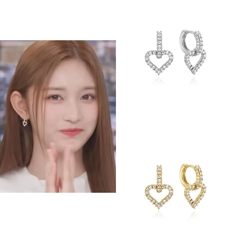 [IVEイサー着用]ハートのイヤリングをしている/韓国ファッション/韓国ファッションスタイル/韓国ストリートファッション/SNSで人気/韓国の人気ブランド 6,972円