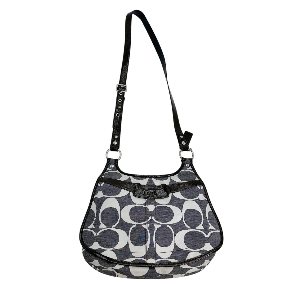 10869-13292 斜め掛け シグネクチャー ショルダーバッグ グレー