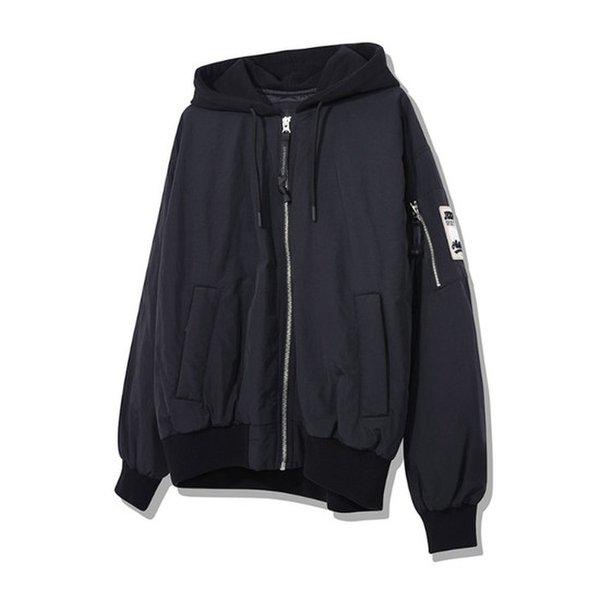 パディング男女共用航空ジャンパーMA-1 JO3JPU256BK