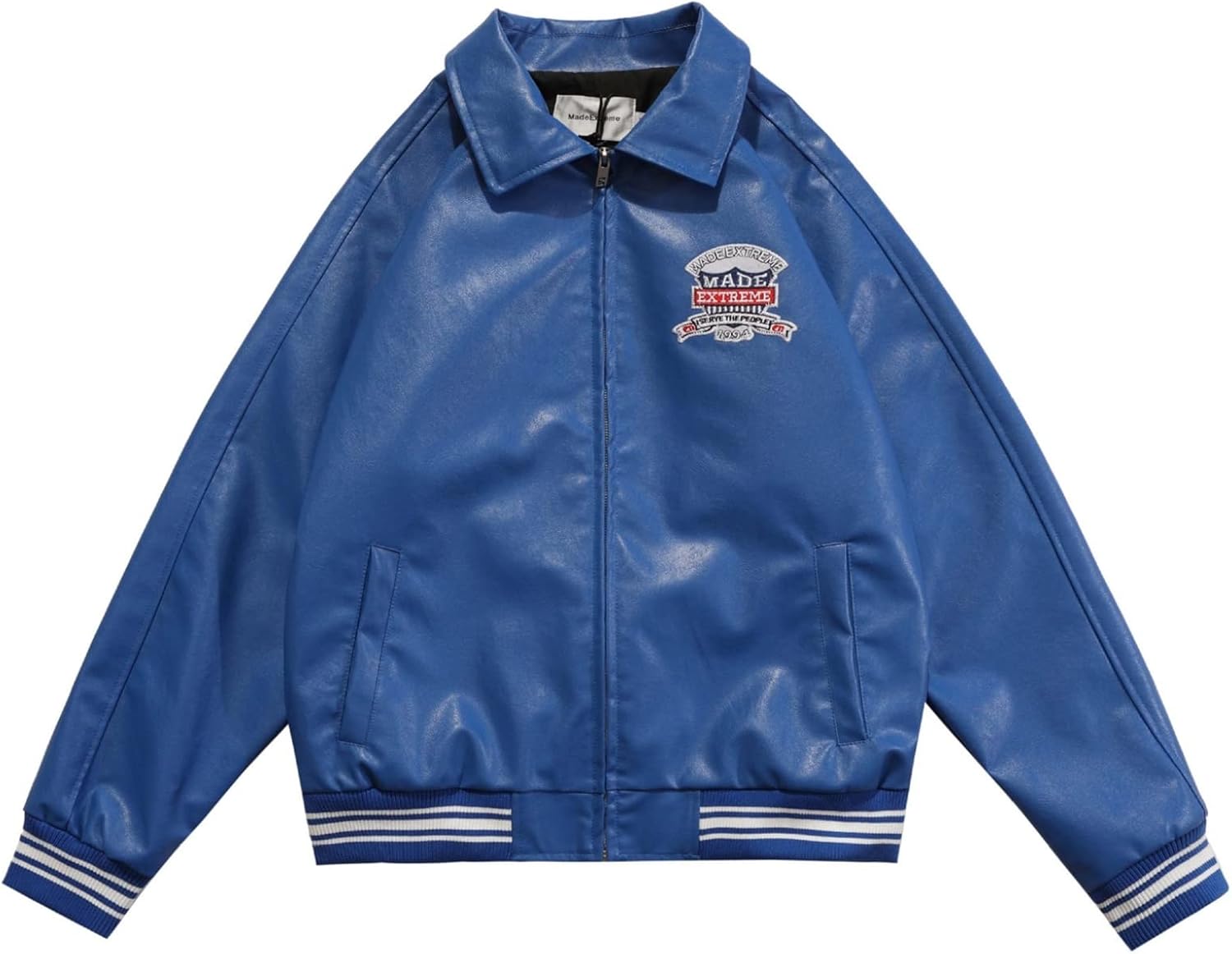 革ジャン メンズ フェイクレザー ブルゾン ジャンパー アウター コーチジャケット PU革 ジャケット レトロ 春秋 長袖 カジュアル ストリート 男性用 ショート丈 コート ファッション 男女兼用